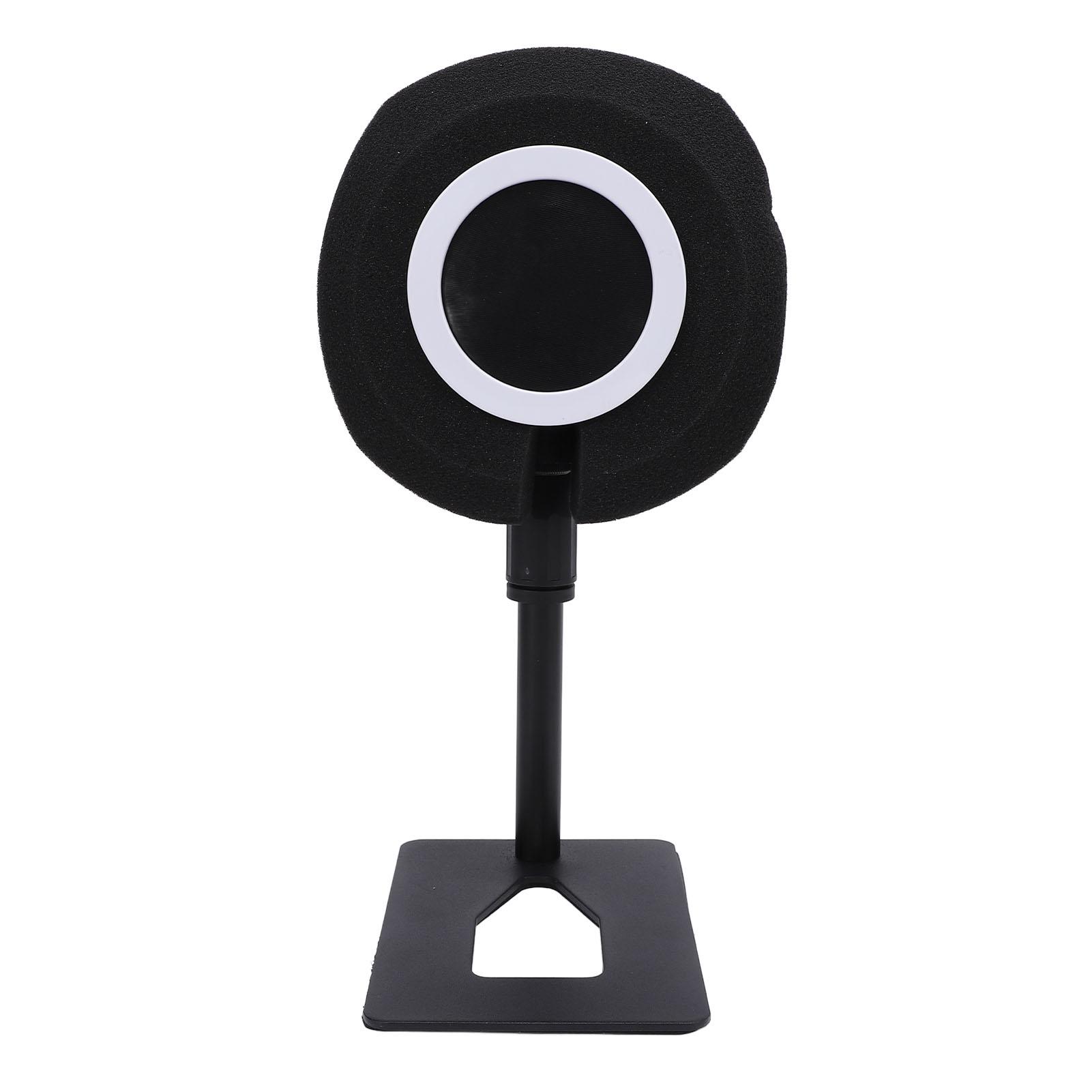 

Microphone Isolation Ball Noise Reduction Windscreen Pop Filter for Condenser Microphones with Potentiometer