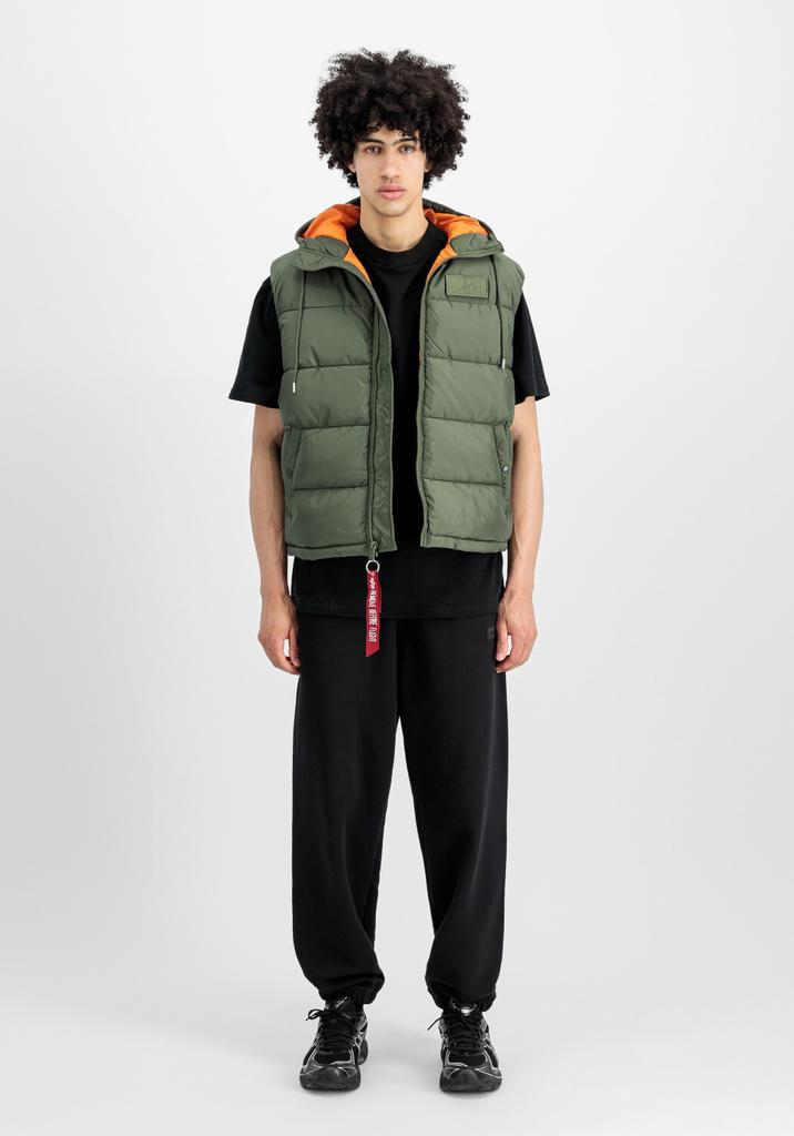 Зимняя куртка Alpha Industries Hooded Puffer Vest (118110) sage green