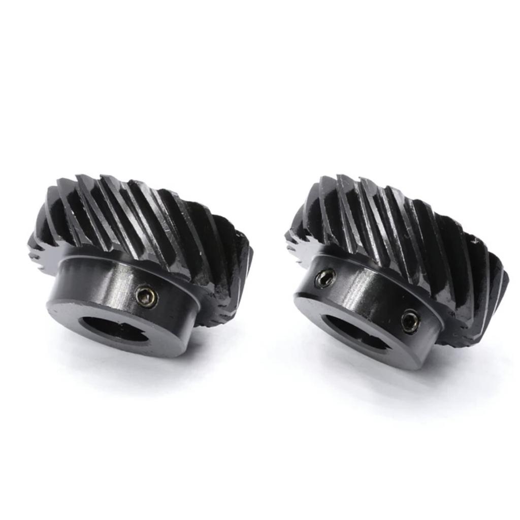 1M 13/15/20/26/30 Teeth Steel Helical Gear DIY Motor Staggered Gear 6-15mm