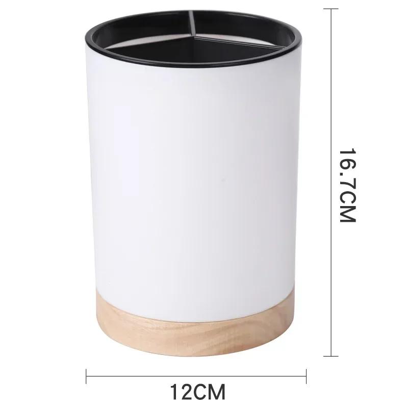 Utensil Holder Cutlery Drainer Kitchen Tableware Storage Bucket Plastic Chopstick Spoon Storage Rack Detachable Kitchen Tools