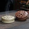 4-hour Coil Incense Burner Ceramic Retro Hollow Aromatherapy Stove Home Tea Room Decorations Relaxing Purifying Fragrance Tools
