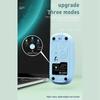 FMOUSE M233 White ABS Wireless Bluetooth Three-Mode Rechargeable Transparent Mouse