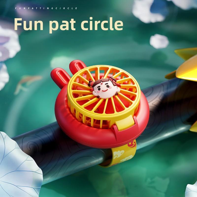 Childrens Cartoon Handheld Fan With Usb Charging And 3speed Settings For Kids Travel And School Use
