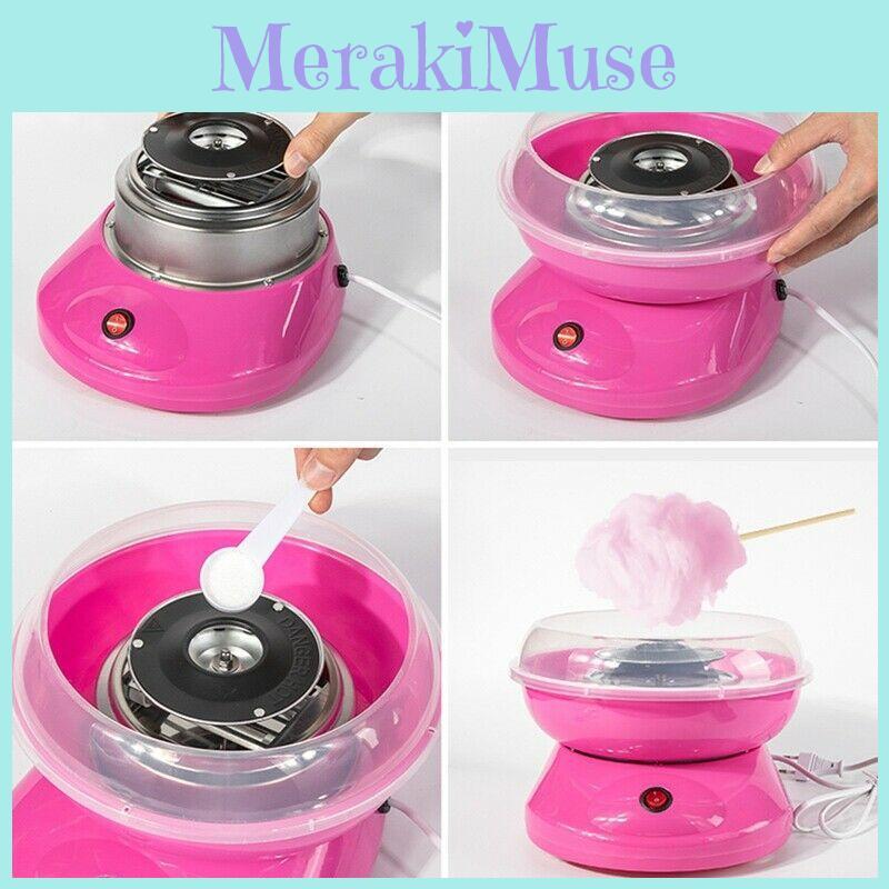 Professional Cotton Sugar Candy Floss Maker Machine Home Kids Party Gift Sweet