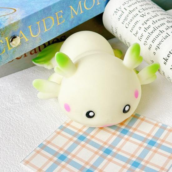 Mini Salamander Stress Ball Soft Stretchy Cartoon Salamander Anxiety Relief Toy Decompression Animal Fidget Toy