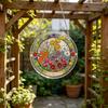 Acryl-Puzzle-Sonnfänger mit farbiger Lichtprojektion, DIY-Fensterhänge-Dekoration für Garten, Terrasse, Wohnzimmer, UV-bedrucktes Puzzle für Heimbüro