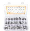 480PCS 304 Stainless Steel, 13 Metric Common Sizes Included M4 M5 M6 Bolts Nuts Assortment Kit