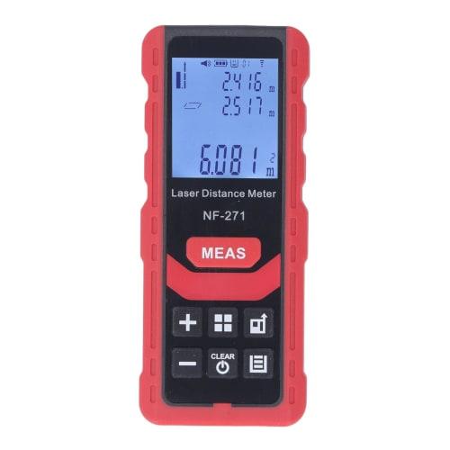 High Precision Electronic Leveling Tool Distance Meter 50m Multifunction Measuring Distance Ruler for Construction Engineering Surveying