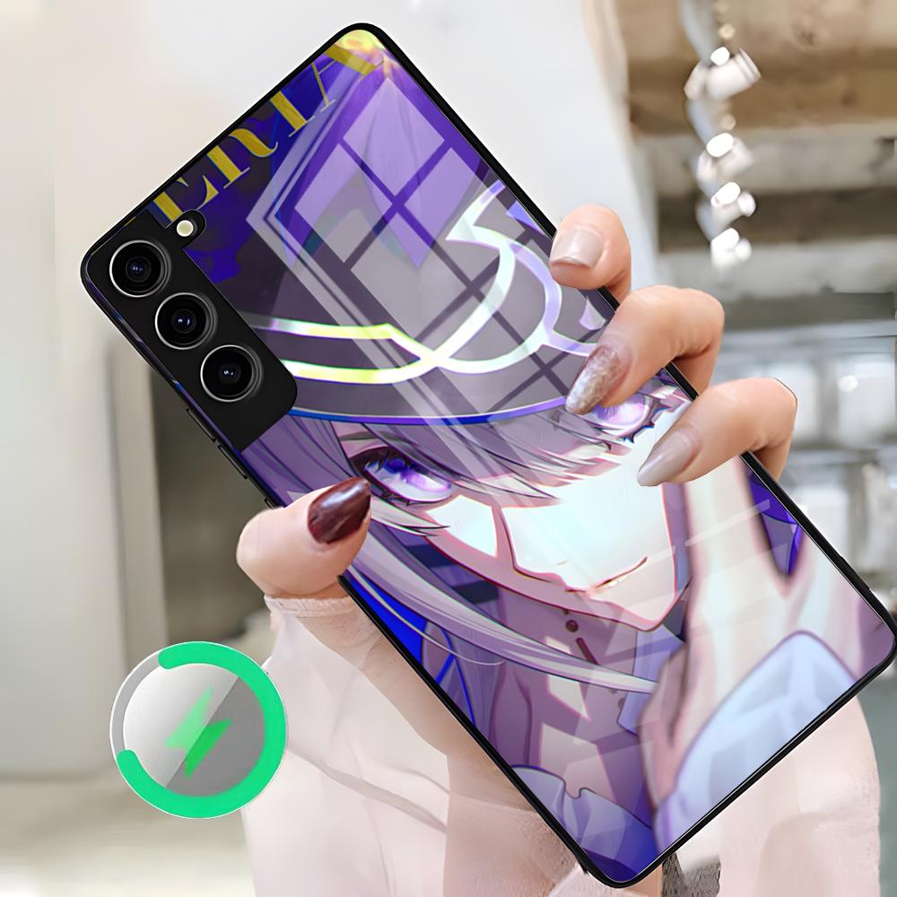 Honkai Star Rail Herta Phone Case For Samsung S26 Ultra S25 Edge S23 S22 S21 S20 Ultra Plus S24 Fe A25 Magnetic Glass Cover
