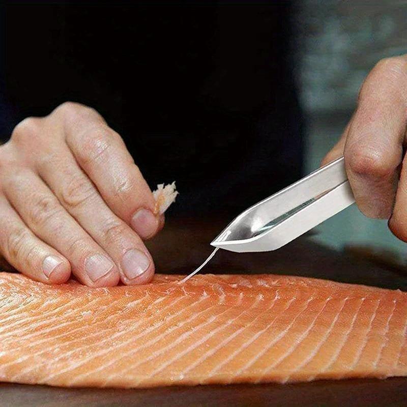 2ks/sada Nerezová ocel Pinzeta na rybí kosti Kleště Kleště na vytrhávání klipů Kleště na vytrhávání rybích kostí Svorka na vytrhávání rybích kostí Kuchyňské pomůcky