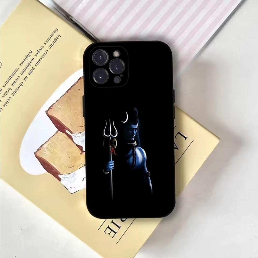 Lord Shiva Mahadev Of India Phone Case For iPhone 16,15,14,13,12,11,Pro,X,XS,Max,XR,Plus,Mini Soft Black Cover