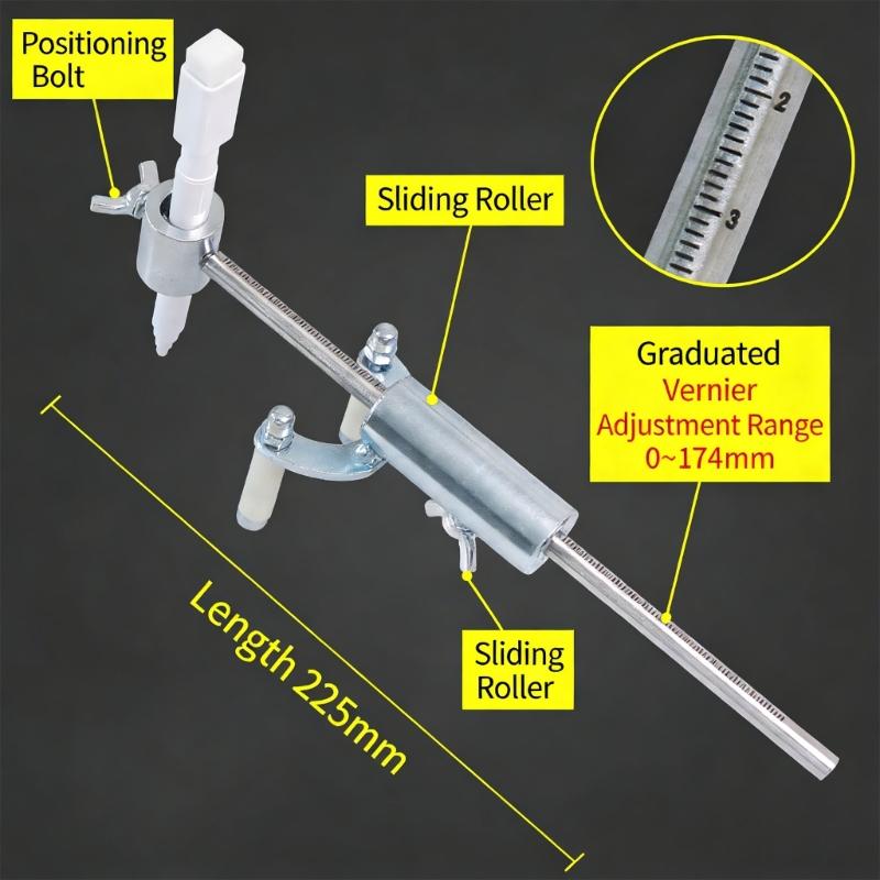 Parallel Scriber Tool High Precisions Universal Dents Repair Line Marker Tool With 2 Pens Suitable For Vehicle Maintenance