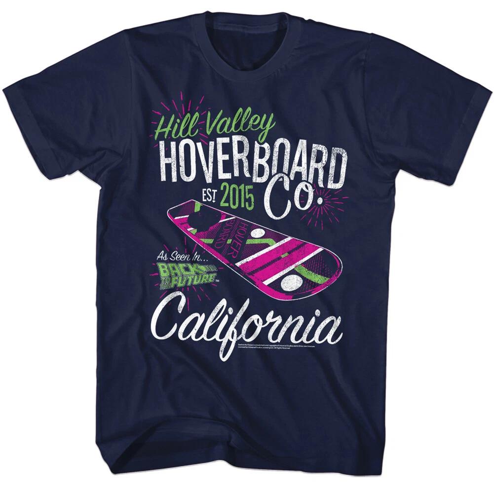 Back To The Future Movie Hill Valley Hoover Board Co Est 2015 Men s T Shirt M
