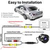 Car Rear View Camera with Video Cable Night Vision Reversing Auto Parking Camera IP68 Waterproof CCD LED Auto Backup Monitor HD