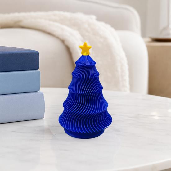 DYS 3D Printed Christmas Tree Fidget Toy, Lightweight Mini Desktop Ornament, Decompression Hand Toy for Anxiety Relief And Relaxation Gift