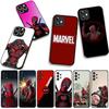 Coque de téléphone Marvel Deadpool Super-héros pour Xiaomi Redmi Note 14 12 13 ProPlus A4 A3 Pro Plus 12C 13C 14C 5G