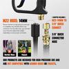 ABBP-Short Pressure Washer Gun High Pressure Washer Gun 1/4" Quick Connector Coupler For Foam Cannon