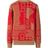 Anta Comfortable Casual Simple Round Neck Pullover Loose Long Sleeve Knit Sweater Men Sweater Deep-Red Hazelnut-Brown 152518704-4