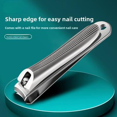 Household Stainless Steel Nail Clipper Anti-splash Nail Scissors Nail Cutting Tool Pedicure Tool