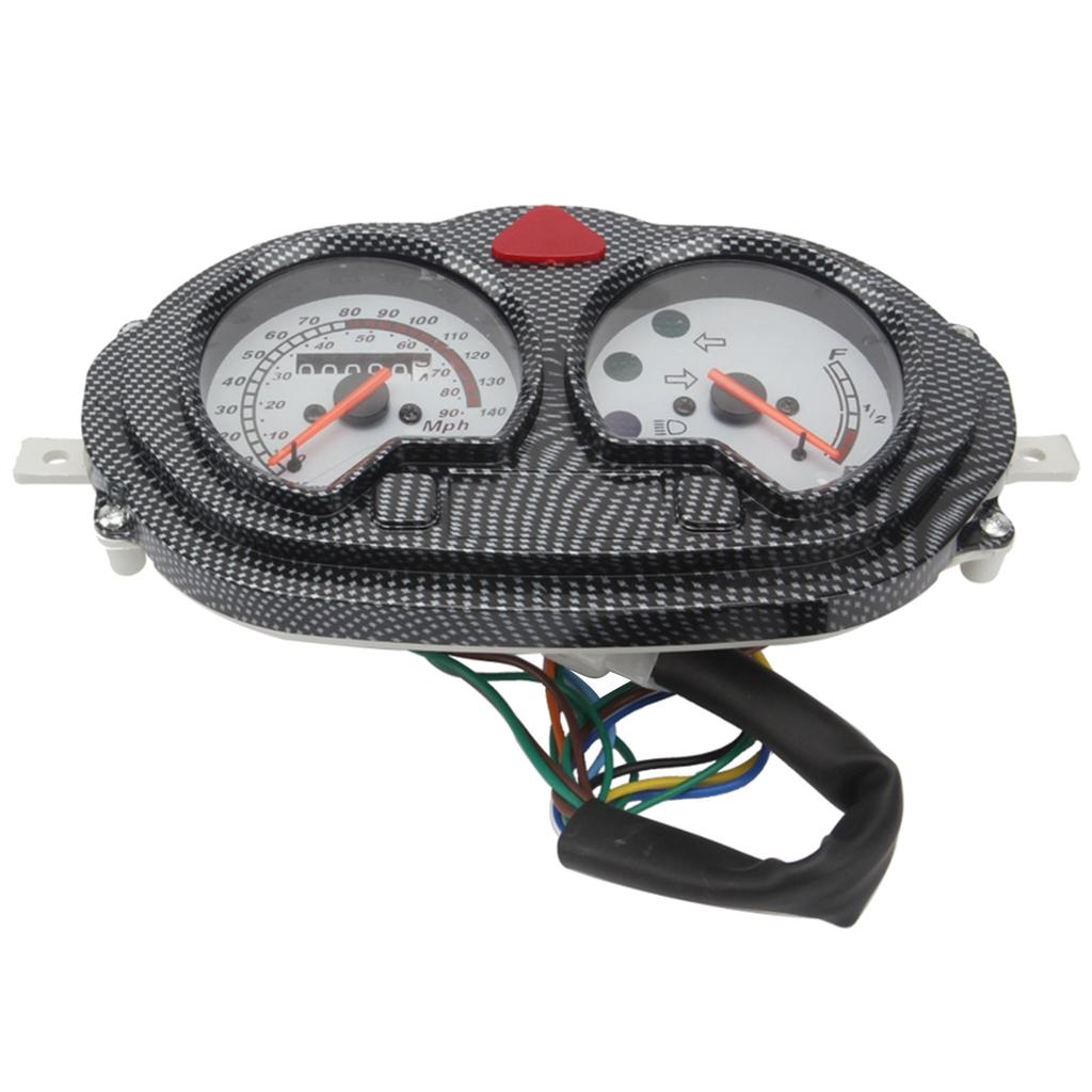 Motorcycle Instrument Panel 12V Motorbike Dashboard Assembly Stylish12V Motorcycle Instrument Consoles for 150cc Engines