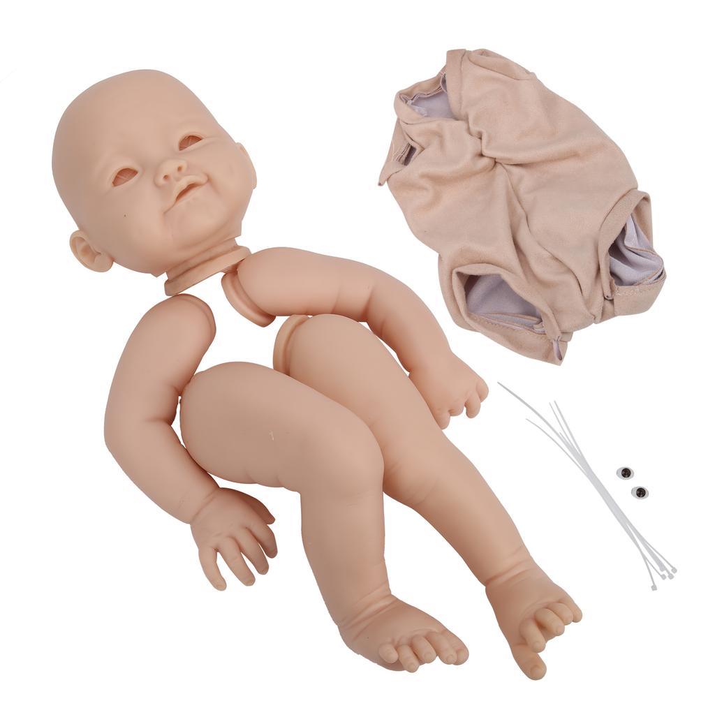 22inch DIY Reborn Doll Set Unpainted Lifelike Doll Kit Accessories for Children Kids