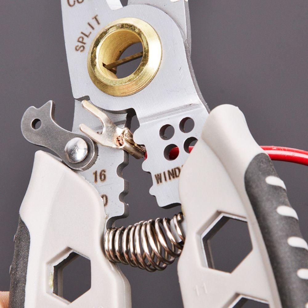 7 Inch Stripping Plier 16 in 1 Electrician Crimp Hand Tool Wire Stripper  Home