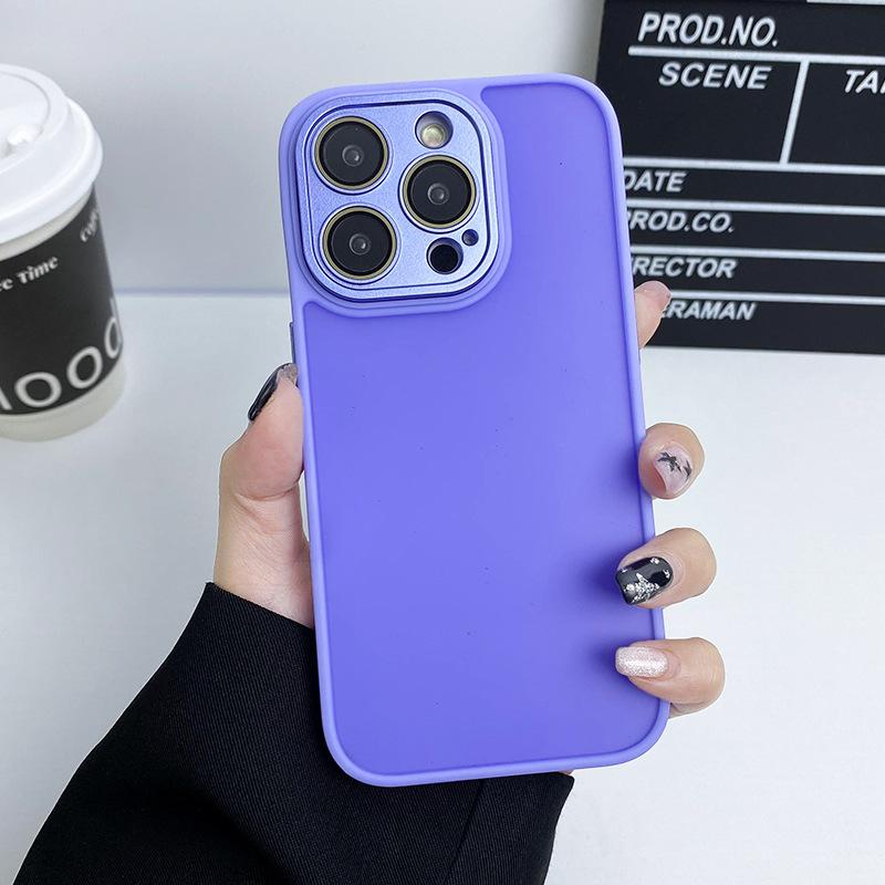 Applicable To Apple 15 Magnetic Charging Mobile Phone Case Matte 13proMax Full-inclusive IPhone 14 Simple Anti-fall Protection Case