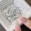 1440Pcs Multi-shape Mixed Resin Rhinestones Nail Charms Flat Back Diamonds Gems DIY Decorations