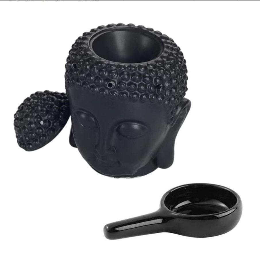 Thai Buddha Head Ceramic Incense and Essential Oil Burner