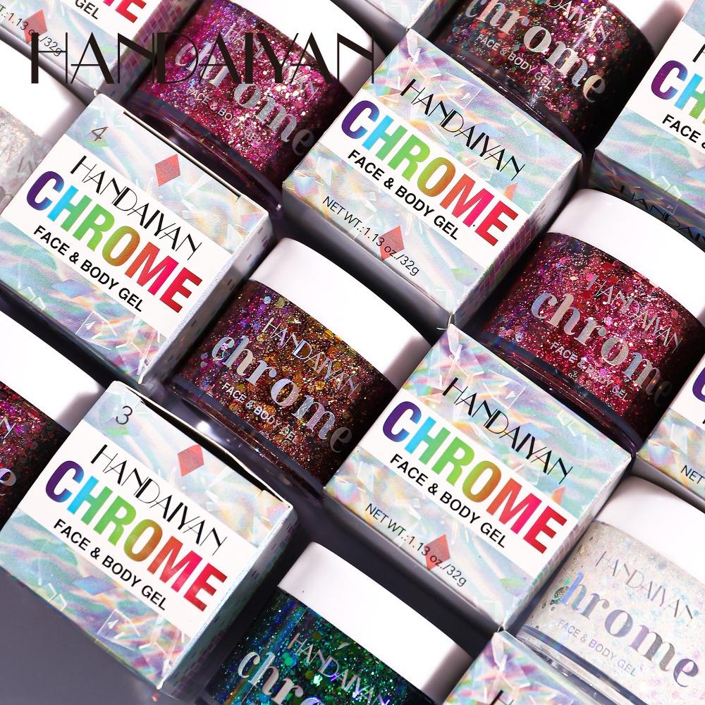 HANDAIYAN Change Dragon Sequenant Eye Shadow Gel Face Body Night Shop Stage Small Cosmetic Flash