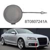 Front Bumper Tow Hook Cover Fit for  A4 B8 Black Durable ABS Exact Match Car Exterior Maintenance Accessory
