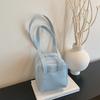 Candy Color Mini PU Single Shoulder Bag Squared Underarm Bag Casual Toast Crossbody Bag  Office