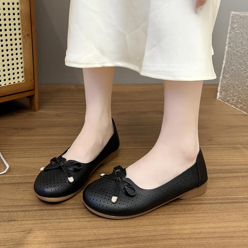 Summer Breathable/lightweight/elegant Comfortable High Heel Sandals Fashionable New Round-toe Bow Sexy Casual Sandals for Women