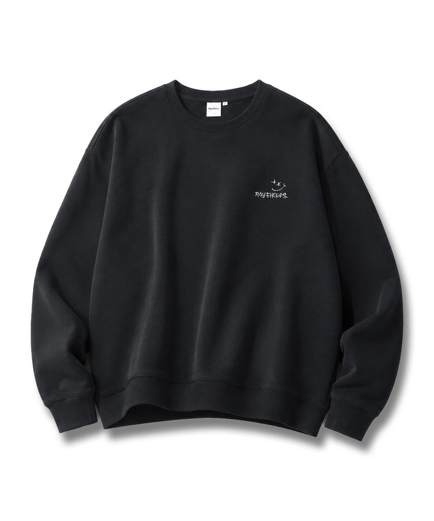 RAYFIKERS Basic Small Embroidered Sweatshirt Mp9Tu947_3 Color