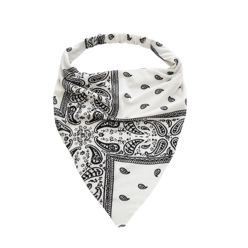 European & American Retro Triangle Headscarf: Stylish, Versatile, Durable & High-Elastic Women's Hair Band