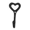 Ganci da parete vintage in ghisa a forma di cuore - Rustici, decorativi, resistenti, ideali per organizzare casa e pareti.