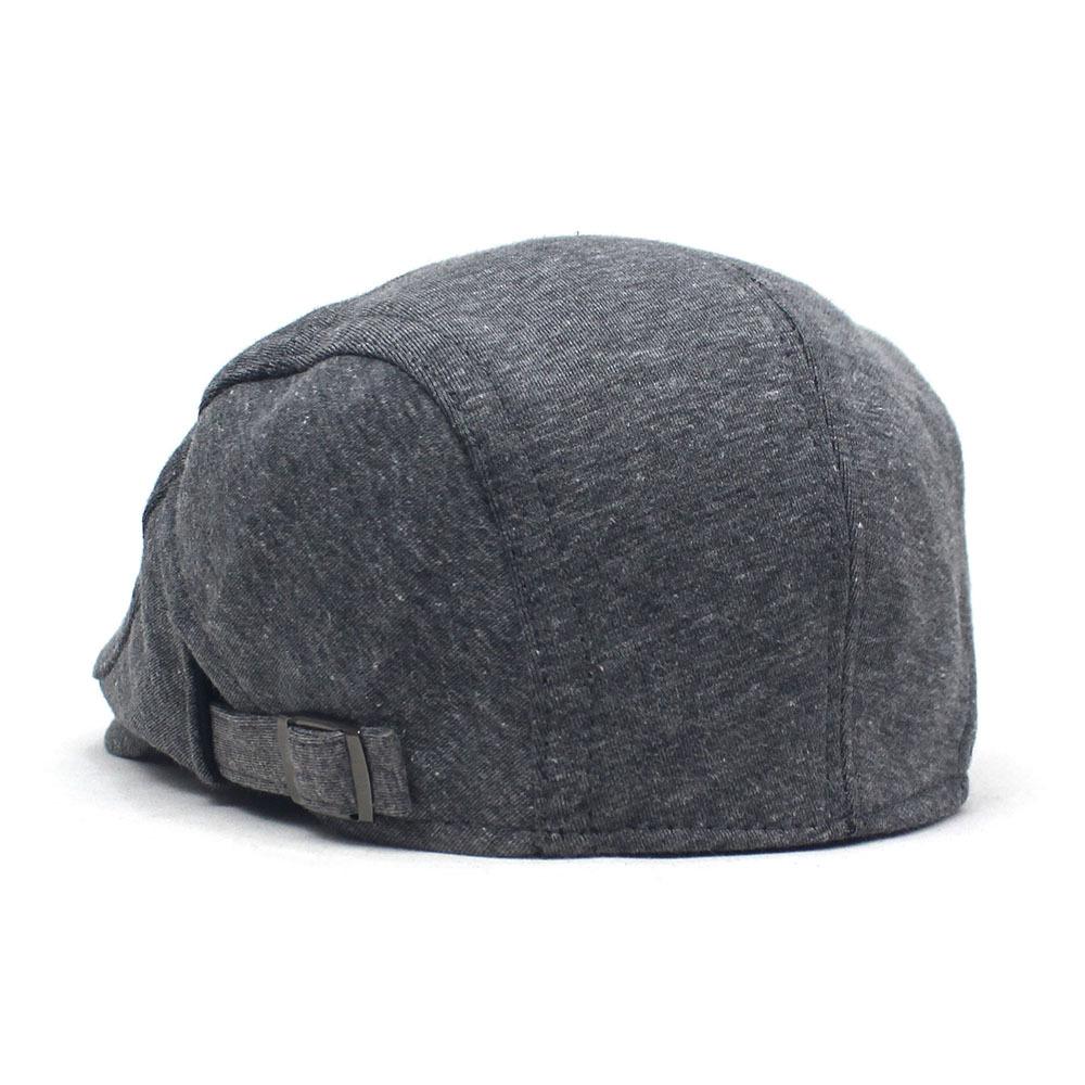 Beret Men's Casual Solid Color Cap Forward Cap Adjustable Hat