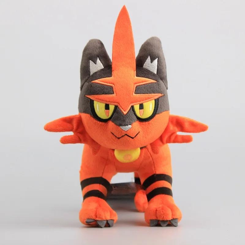 30cm Pokemon Sun and Moon Anime Torracat Plush Toys Cartoon Monster Plush Doll Soft Stuffed Torracat Doll Birthday Gift for Boys