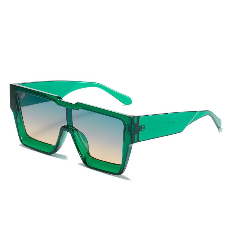 Chic Square Frame Women's Sunglasses - Large Candy Colors, UV Protection, Trendy European & American Style
