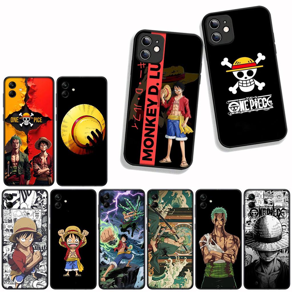 For Apple iPhone 17 16 15 11 Pro XS Max XR 6 7 8 Plus + SE 2020 5 16E Phone Cover Case ONE PIECE Zoro Luffy Anime