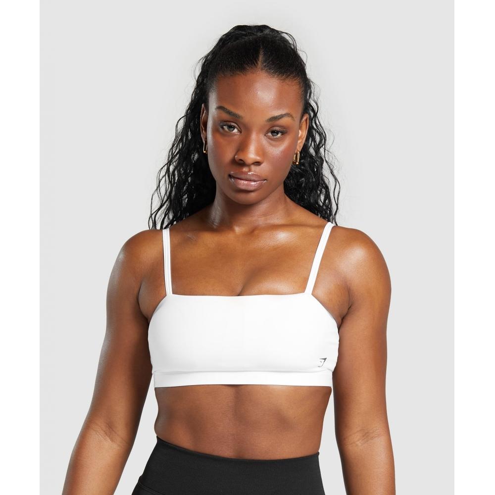 

Бандо GYMSHARK с вырезами, белое B8A9D WB57