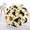 1 PC Automatic Folding Umbrella - Cute Dog Pattern, Portable & Foldable Design with 8 Ribs, Christmas Birthday Gifts