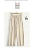 Men's Summer Cotton Linen Wide-Leg Trousers - Loose Fit Casual Pants