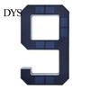 Outdoor House Number Light Solar Address Sign, LED Lighted for Waterproof Sign Outdoor, Auto On/Off, Garden Door Decoration Warm