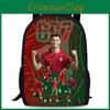 Cristiano Ronaldo 15in Oxford Backpack Large Capacity School Bag Sports Travel