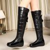 Hot Warm Snow Boots Women Winter Shoes Black Down Over Knee High Boots Female Waterproof Casual Warm Fur Plush Long Boot Mother