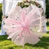 Hollow Design Large Artificial Flower Silk Material 3D Poppy Flower Silk Flower  Floral Arrangement