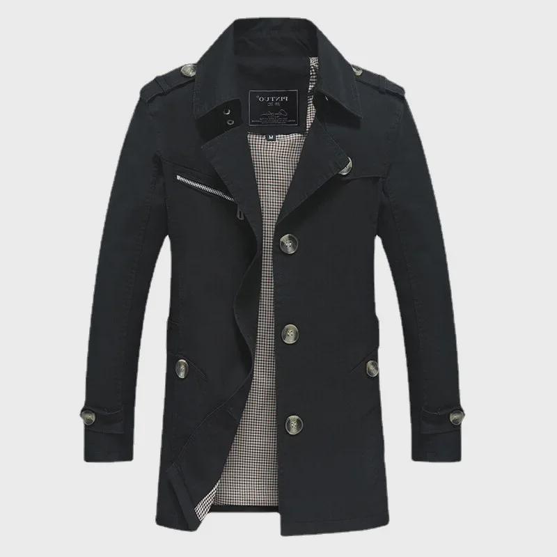 Chaqueta cortavientos ligera de algodón para hombre otoño 2024