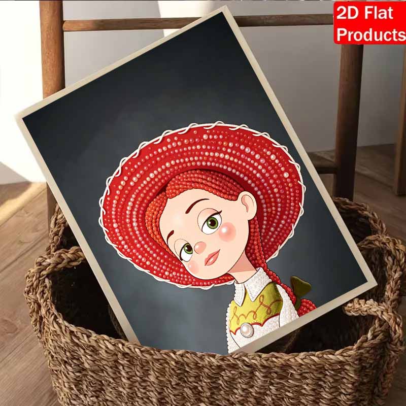 Disney Brinquedo de Pintura com Pérolas Toy Story Trish Artesanato DIY Pintura de Pedras Preciosas Pérolas Artesanato Forma Especial Decoração de Parede para Casa