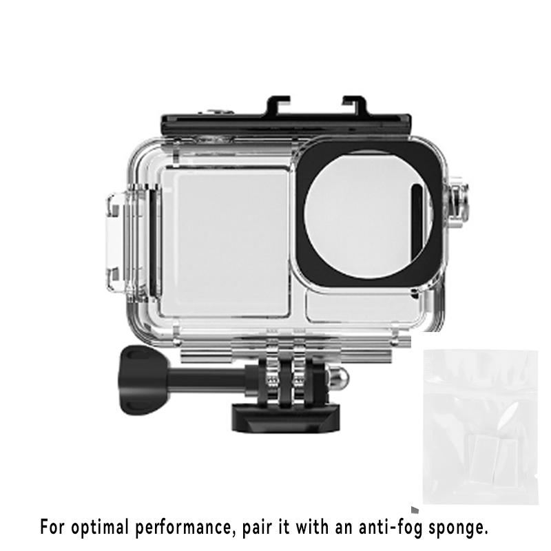 

Водонепроницаемый чехол 45 м для DJI Osmo Action 3 4 5Pro, противотуманный бокс для дайвинга с креплением «холодный башмак»